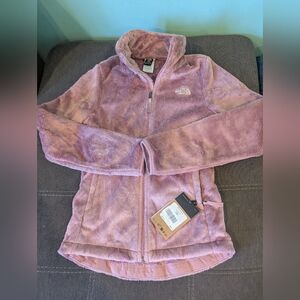 The North Face Womens XS Print Osito Jacket. Pink Mauve